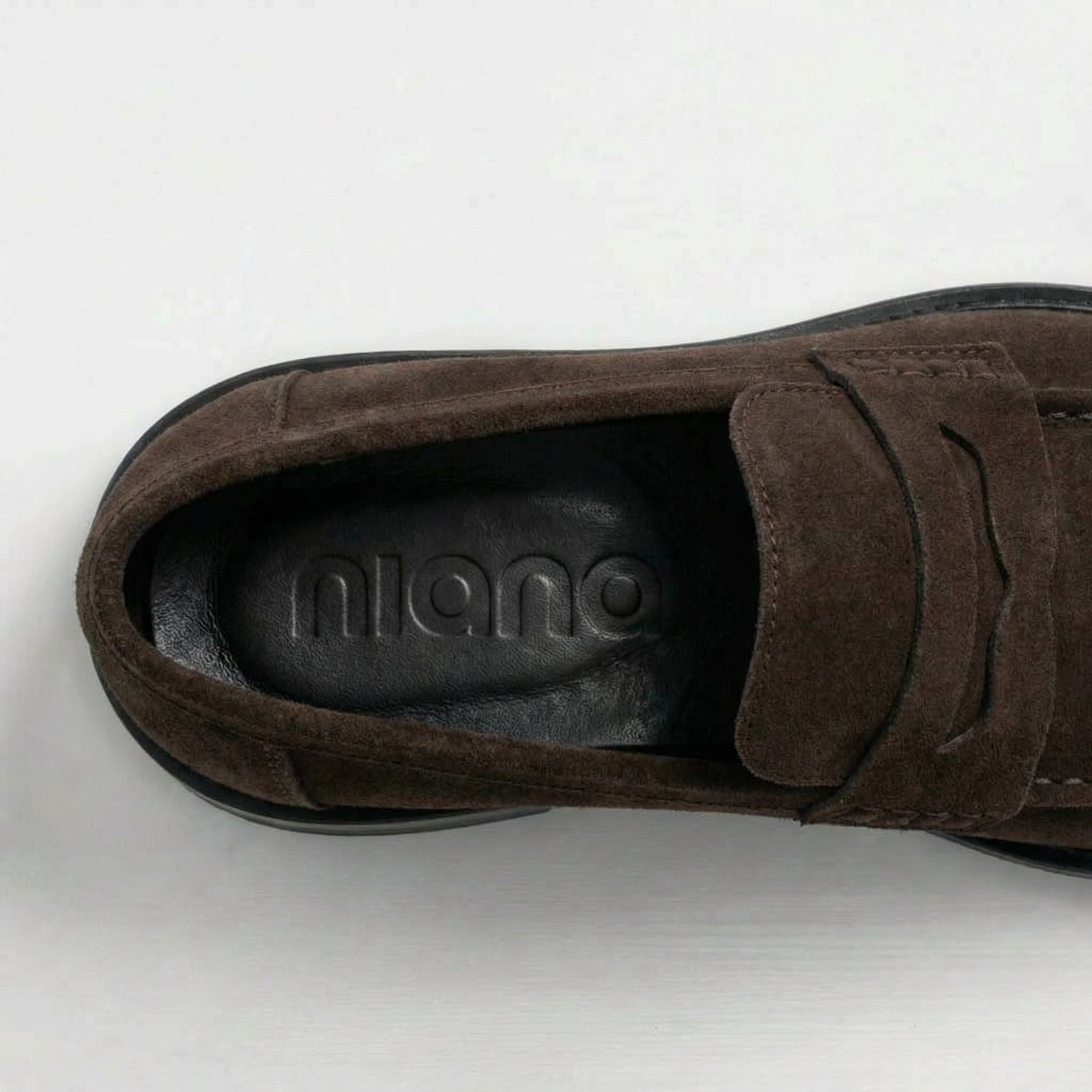 Mila Suede Brown Loafers