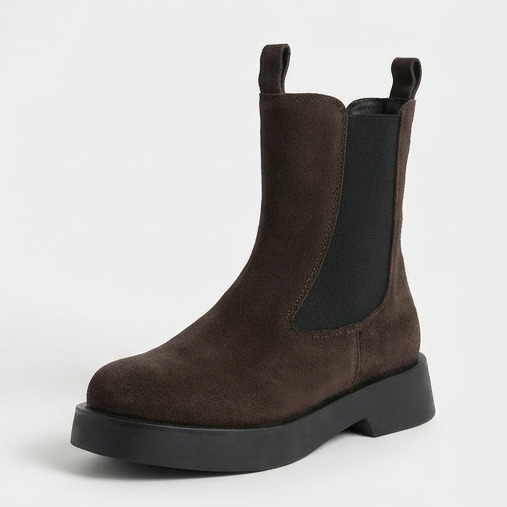 Bianca Suede Chelsea Boots