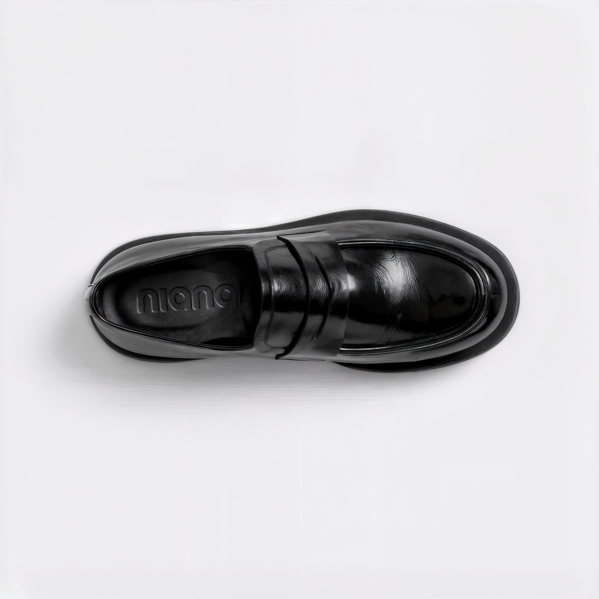 Elena Patent Black Loafers